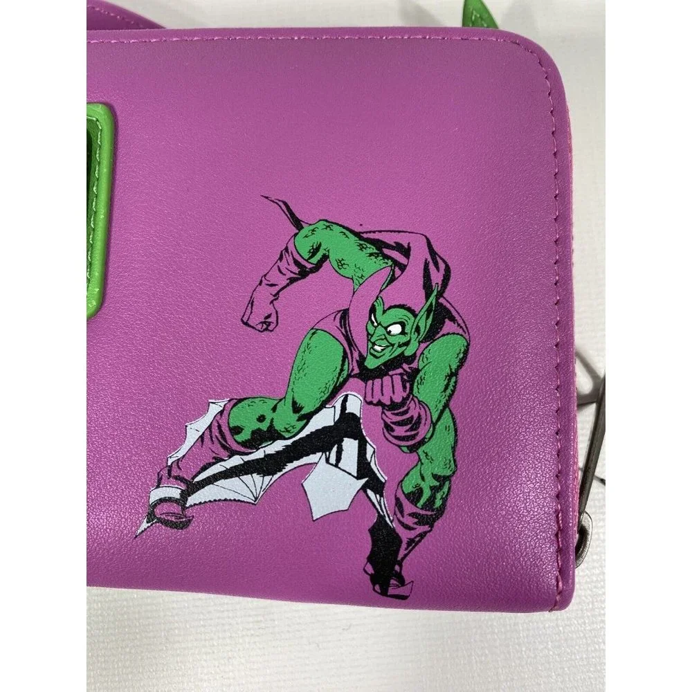 Loungefly Marvel Green Goblin Zip Around Wallet Exclusive - Picture 6 of 16